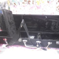 新品未使用　8.500円　肩紐付き一丁入ふかふかハードケースと調弦チューナーセットの画像