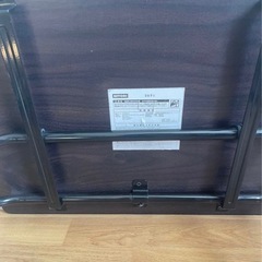 NITORI 折り畳みローテーブル フレッタ DBRの画像