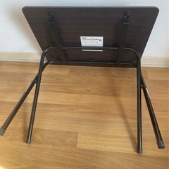 NITORI 折り畳みローテーブル フレッタ DBRの画像