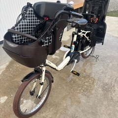 電動自転車　３人乗り　子供乗せ　Panasonic  　ギュットミニDX の画像