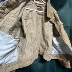 earth music ecology アウター ベージュ コーデュロイ ジャケット フリーサイズの画像