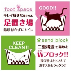 ペット用品　猫用品まとめ売り（猫用トイレ・猫用ベッド・ぱくぱくローラー）Bonbi／おまけ付き🎁の画像