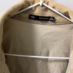 メンズ コーデュロイ シャツジャケット 長袖 ゆったり ワーク風の画像