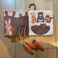 赤ちゃん　おもちゃ　布絵本の画像