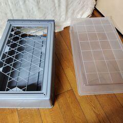 収納ケース　収納ボックス　横幅43.5㎝×高さ22㎝×奥行74.5㎝の画像