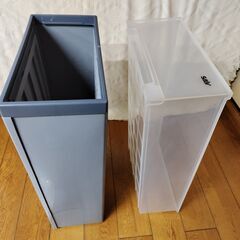 収納ケース　収納ボックス　横幅43.5㎝×高さ22㎝×奥行74.5㎝の画像