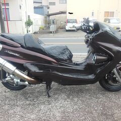 YAMAHA マジェスティ250C フルカスタムスピーカー付LED他 セル始動 お金かけ整備　納車整備点検済み　登録後すぐ乗り出せます。直接引き渡し　配送手配も可SG03J　の画像