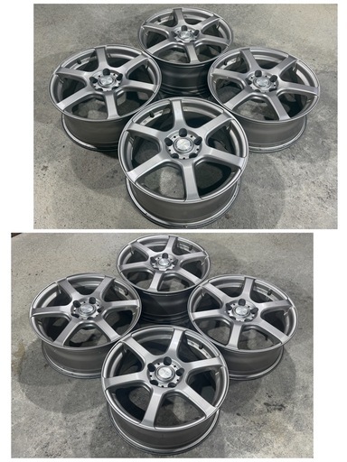 YFC LAYCEA02 レイシアゼロツー 17インチ×7J／IN SET+38／5H／P.C.D100／ハブ径67φ シルバーメタリ