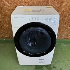 3東京284 送料設置無料　SHARP　ドラム式洗濯機7㌔  乾燥機能付きの画像
