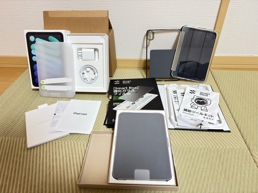 早い者勝ち 新品 iPad mini 7 256GB セルラー SIMフリー Apple care スペースグレイ おまけ多