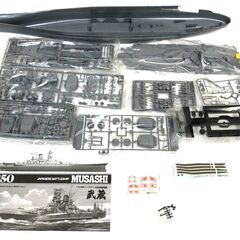 タミヤ 艦船シリーズ No.31 1/350 日本海軍戦艦 武蔵 プラモデル 未組立品の画像