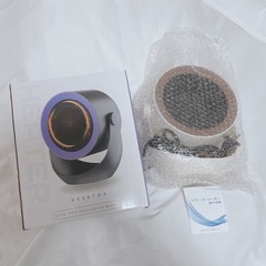 セラミックヒーター セラミックファンヒーター 温風 暖房 サーキュレーター 羽根なし扇風機 DCモーター 大風量 過熱保護 転倒自動オフ お手入れ簡単 脱衣所の画像