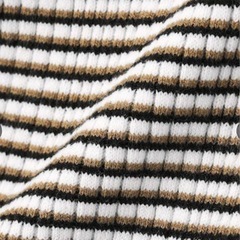 ストライプ長袖ニットトップス GUの画像