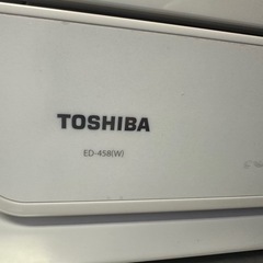 TOSHIBA 東芝 電気 乾燥機 ED-458 2022年製の画像