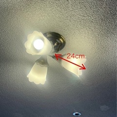 【昭和レトロ✨】スズランモチーフシャンデリアの画像