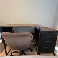 【幅40cm】キャスター付き デスクワゴンの画像