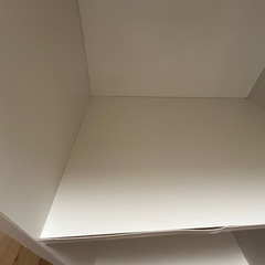 カラーボックス　ホワイト5段の画像