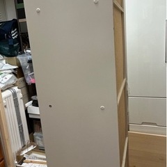 カラーボックス　ホワイト5段の画像