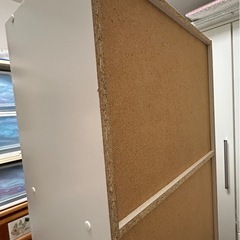 カラーボックス　ホワイト5段の画像