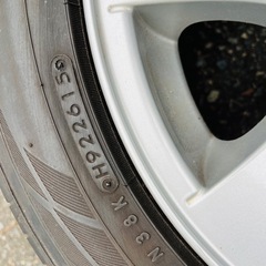 ホイール付きタイヤ4本セットの画像