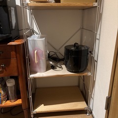 無印ステンレスユニットシェルフの画像