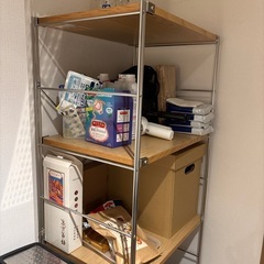 無印ステンレスユニットシェルフの画像