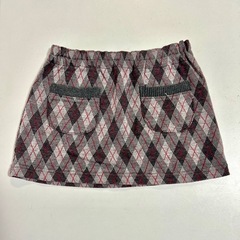 西松屋 チェック柄スカート 80サイズの画像