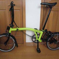 【程度良好】2015年製ブロンプトン M6L ブラックエディション ライムグリーンの画像