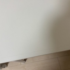 折りたたみテーブル 白の画像