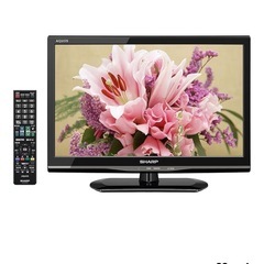 SHARP　AQUOS液晶テレビ１９インチの画像