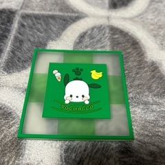 【他取引で無料】クリアラバーコースター　ポチャッコ　未使用の画像