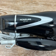 コイズミ ヘアドライヤー マイナスイオン ブラック KHD9810の画像