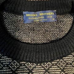 【新品未使用】ブルックスブラザーズ　100%メリノウール　クルーネックセーターの画像