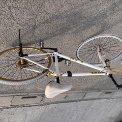 700×28C型 クロスバイク LIG MOVE （ホワイト/440サイズ《適応身長：155cm以上》） の画像