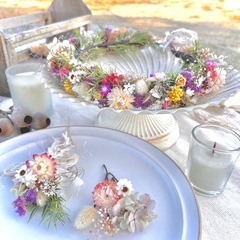 花冠　花かんむり　材料　結婚式　七五三　誕生日などにの画像