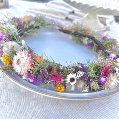 花冠　花かんむり　材料　結婚式　七五三　誕生日などにの画像