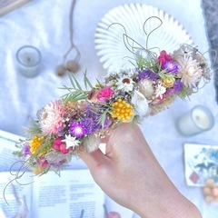 花冠　花かんむり　材料　結婚式　七五三　誕生日などにの画像