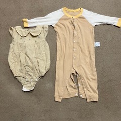 女の子ベビー服80の画像