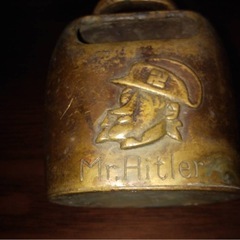 真鍮製　鈴 スワスティカ ヒトラー刻印の画像