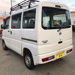NV100クリッパー白！軽商用バン、2年車検付！AT、ナビ、TV付！の画像