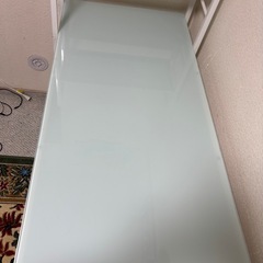 LOWYA ロウヤ パソコンデスク ガラス天板の画像