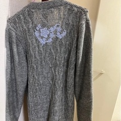 未使用品　soulberry グレー カーディガン LLの画像