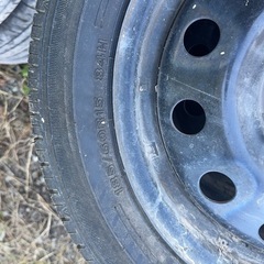 ホイールタイヤセット　4本　185/60R15 タイヤ製年2025年　EEOFINE タイヤの画像