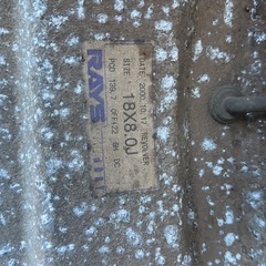 エルグランド　外し　レイズ　ホイールタイヤセット　225/45R18 　の画像