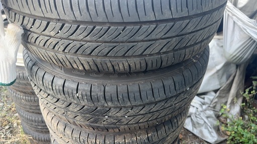 175/65R14 タイヤ付き　ホイールタイヤセット　4本　ダンロップタイヤ　4本　製年2023年