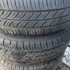 175/65R14 タイヤ付き　ホイールタイヤセット　4本　ダンロップタイヤ　4本　製年2023年の画像