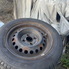 175/65R14 タイヤ付き　ホイールタイヤセット　4本　ダンロップタイヤ　4本　製年2023年の画像