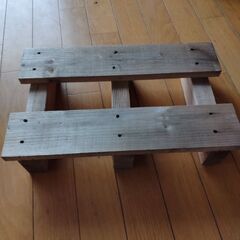 タイヤ置いたり、何かに使う置き物の画像