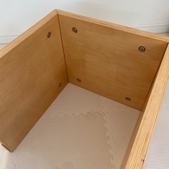 無印良品 コの字型家具 テーブル、椅子、踏み台の画像