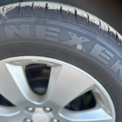 スバル　アウトバック　純正　ホイールタイヤセット　4本　225/60R17 タイヤ製年2024年の画像